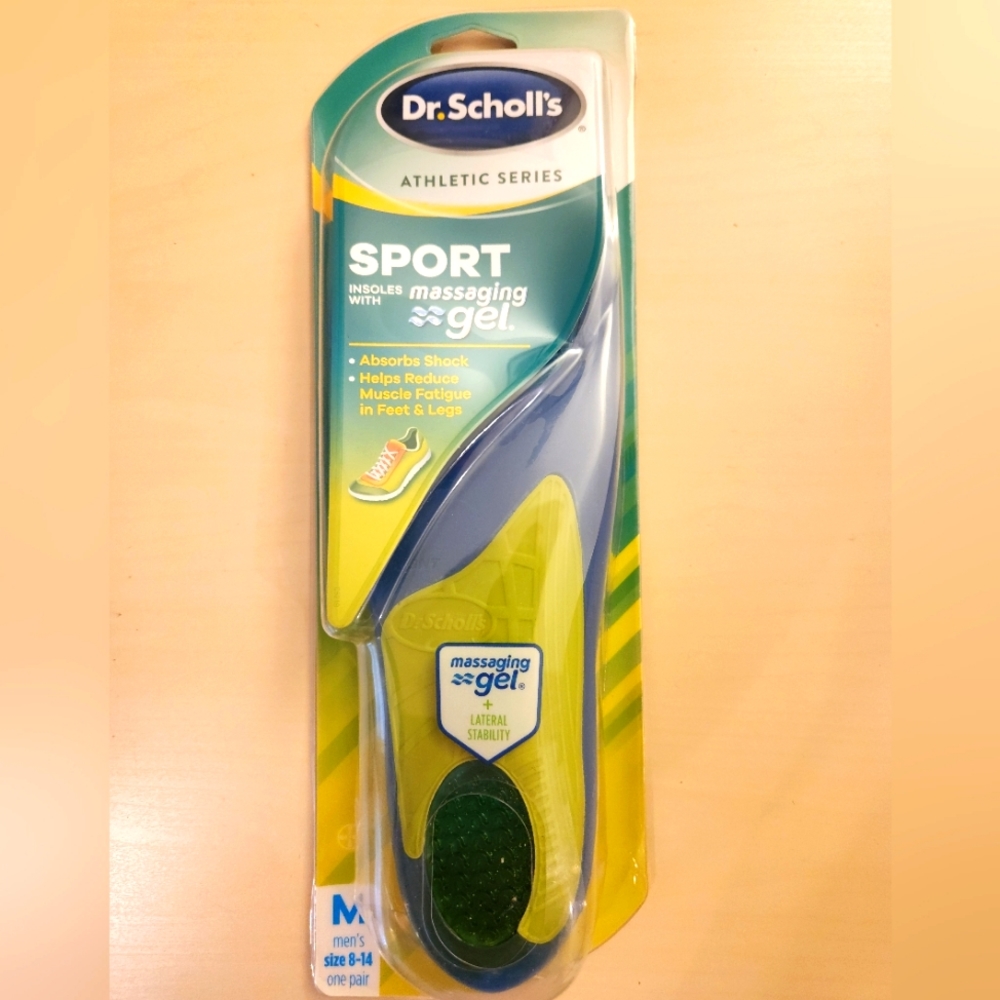 Dr.Scholl's sport insoles with massaging gel